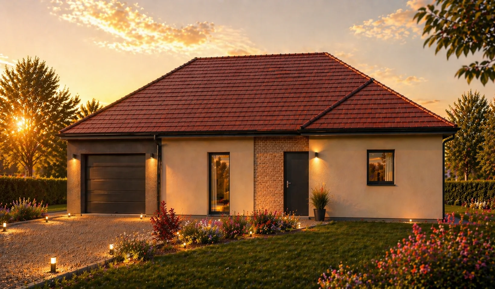 Plan 3D d’un projet immobilier France Immo autour de Troyes
